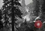 Image of U.S. Army motor transport convoy in picturesque mountains California United States USA, 1919, second 28 stock footage video 65675025560