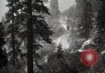 Image of U.S. Army motor transport convoy in picturesque mountains California United States USA, 1919, second 32 stock footage video 65675025560