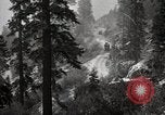 Image of U.S. Army motor transport convoy in picturesque mountains California United States USA, 1919, second 43 stock footage video 65675025560