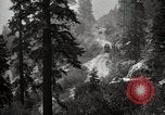 Image of U.S. Army motor transport convoy in picturesque mountains California United States USA, 1919, second 47 stock footage video 65675025560