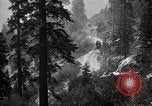 Image of U.S. Army motor transport convoy in picturesque mountains California United States USA, 1919, second 48 stock footage video 65675025560