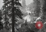 Image of U.S. Army motor transport convoy in picturesque mountains California United States USA, 1919, second 51 stock footage video 65675025560