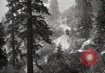 Image of U.S. Army motor transport convoy in picturesque mountains California United States USA, 1919, second 52 stock footage video 65675025560