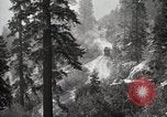 Image of U.S. Army motor transport convoy in picturesque mountains California United States USA, 1919, second 53 stock footage video 65675025560