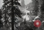 Image of U.S. Army motor transport convoy in picturesque mountains California United States USA, 1919, second 57 stock footage video 65675025560