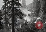 Image of U.S. Army motor transport convoy in picturesque mountains California United States USA, 1919, second 59 stock footage video 65675025560