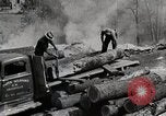 Standbild Protokollierung und Sägewerk Verarbeitung Crossville Tennessee USA, 1940, aus Sekunde 46 historischem Filmmaterial Videoclip 65675025572