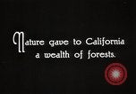 Image of Timber growing and logging California United States USA, 1931, second 44 stock footage video 65675025577