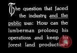 Immagine di Coltivazione di legname e il logging California United States USA, 1931, secondo 31 filmato di repertorio 65675025579