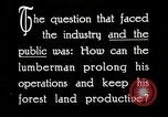 Immagine di Coltivazione di legname e il logging California United States USA, 1931, secondo 38 filmato di repertorio 65675025579