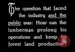 Immagine di Coltivazione di legname e il logging California United States USA, 1931, secondo 41 filmato di repertorio 65675025579