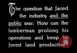 Immagine di Coltivazione di legname e il logging California United States USA, 1931, secondo 46 filmato di repertorio 65675025579
