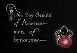 Image of Boy scouts United States USA, 1925, second 7 stock footage video 65675025586