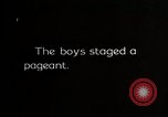 Image of Boy Scouts of America fire safety skit Washington DC USA, 1925, second 1 stock footage video 65675025589