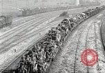 Image of Steam locomotives moving troop trains France, 1918, second 19 stock footage video 65675025590