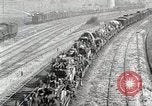 Image of Steam locomotives moving troop trains France, 1918, second 20 stock footage video 65675025590