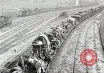Image of Steam locomotives moving troop trains France, 1918, second 22 stock footage video 65675025590