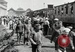 Image of Steam locomotives moving troop trains France, 1918, second 51 stock footage video 65675025590
