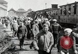 Image of Steam locomotives moving troop trains France, 1918, second 52 stock footage video 65675025590