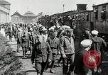 Image of Steam locomotives moving troop trains France, 1918, second 54 stock footage video 65675025590