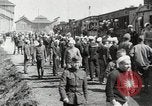 Image of Steam locomotives moving troop trains France, 1918, second 59 stock footage video 65675025590