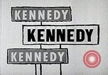 Image of John F. Kennedy presidential campaign advertisement United States USA, 1960, second 8 stock footage video 65675025596