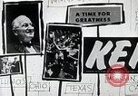 Image of John F. Kennedy presidential campaign advertisement United States USA, 1960, second 40 stock footage video 65675025596