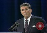 Image of President Ronald Reagan Kansas City Missouri USA, 1984, second 35 stock footage video 65675025607