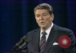 Image of President Ronald Reagan Kansas City Missouri USA, 1984, second 36 stock footage video 65675025607