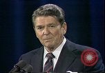 Image of President Ronald Reagan Kansas City Missouri USA, 1984, second 45 stock footage video 65675025607
