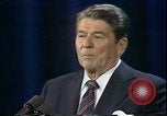 Image of President Ronald Reagan Kansas City Missouri USA, 1984, second 48 stock footage video 65675025607