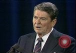 Image of President Ronald Reagan Kansas City Missouri USA, 1984, second 50 stock footage video 65675025607