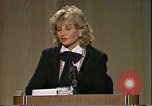 Image of President Ronald Reagan Kansas City Missouri USA, 1984, second 4 stock footage video 65675025608