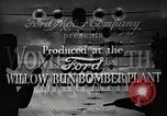 Image Usine de bombardiers Ford à Willow Run Michigan United States USA, 1942, de la seconde 13 séquences d'archives historiques vidéo 65675025611
