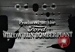 Image Usine de bombardiers Ford à Willow Run Michigan United States USA, 1942, de la seconde 17 séquences d'archives historiques vidéo 65675025611