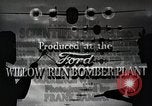Image Usine de bombardiers Ford à Willow Run Michigan United States USA, 1942, de la seconde 20 séquences d'archives historiques vidéo 65675025611