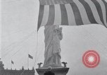 Image of Statue of Liberty replica Detroit Michigan USA, 1918, second 18 stock footage video 65675025645
