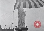 Image of Statue of Liberty replica Detroit Michigan USA, 1918, second 19 stock footage video 65675025645