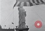 Image of Statue of Liberty replica Detroit Michigan USA, 1918, second 20 stock footage video 65675025645