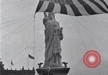 Image of Statue of Liberty replica Detroit Michigan USA, 1918, second 23 stock footage video 65675025645