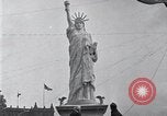 Image of Statue of Liberty replica Detroit Michigan USA, 1918, second 27 stock footage video 65675025645