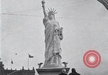 Image of Statue of Liberty replica Detroit Michigan USA, 1918, second 29 stock footage video 65675025645