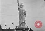 Image of Statue of Liberty replica Detroit Michigan USA, 1918, second 31 stock footage video 65675025645