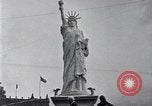 Image of Statue of Liberty replica Detroit Michigan USA, 1918, second 32 stock footage video 65675025645
