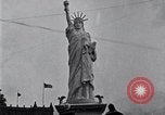 Image of Statue of Liberty replica Detroit Michigan USA, 1918, second 33 stock footage video 65675025645