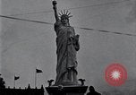 Image of Statue of Liberty replica Detroit Michigan USA, 1918, second 34 stock footage video 65675025645
