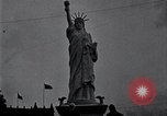 Image of Statue of Liberty replica Detroit Michigan USA, 1918, second 35 stock footage video 65675025645