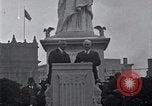 Image of Statue of Liberty replica Detroit Michigan USA, 1918, second 39 stock footage video 65675025645