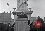 Image of Statue of Liberty replica Detroit Michigan USA, 1918, second 46 stock footage video 65675025645