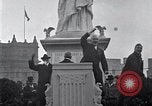 Image of Statue of Liberty replica Detroit Michigan USA, 1918, second 48 stock footage video 65675025645